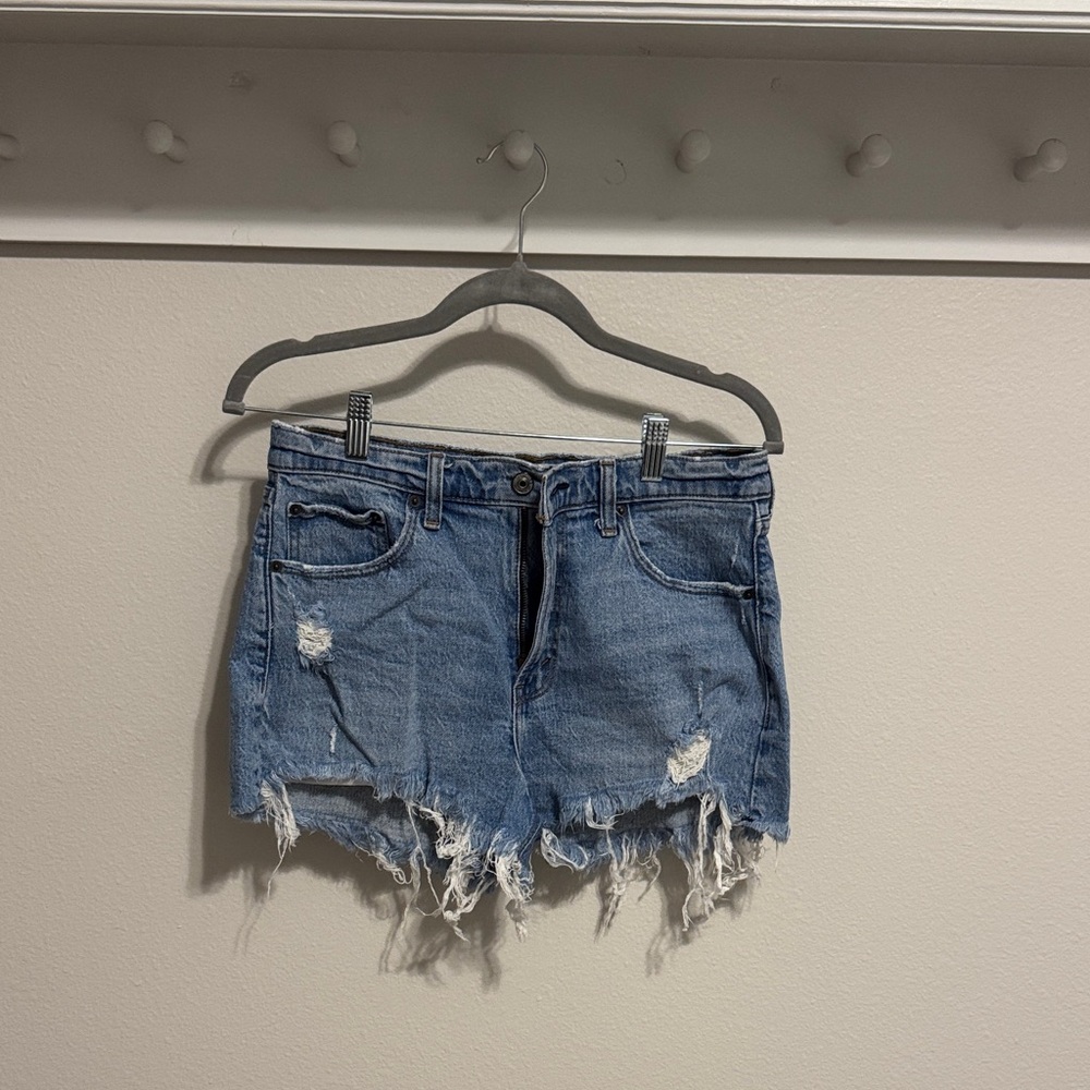 Abercrombie & Fitch Blue Jean Shorts